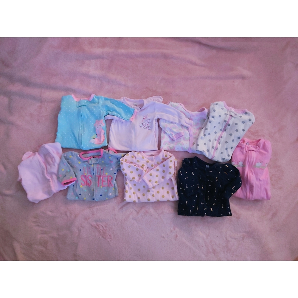 Baby girl sleepers